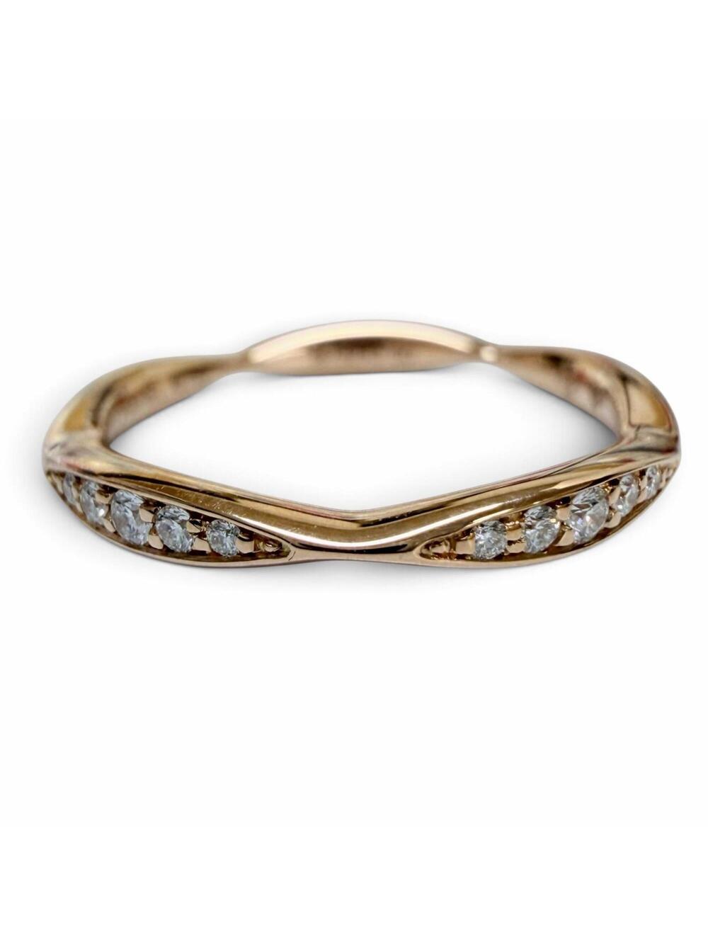 Chanel Ring 18K Rose Gold With Diamond #357875C13B